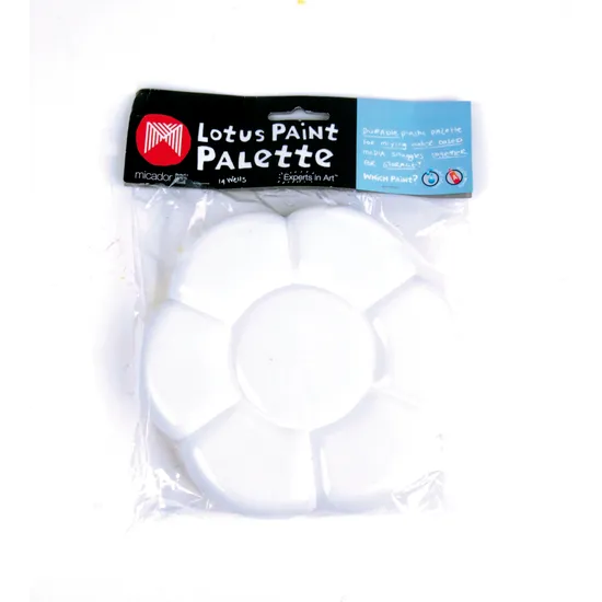 Lotus Paint Palette - 1 pair - 14 Wells - Modern Teaching Aids NZ