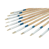Long Flat Brush Size 2 - Pack 12 - Modern Teaching Aids NZ
