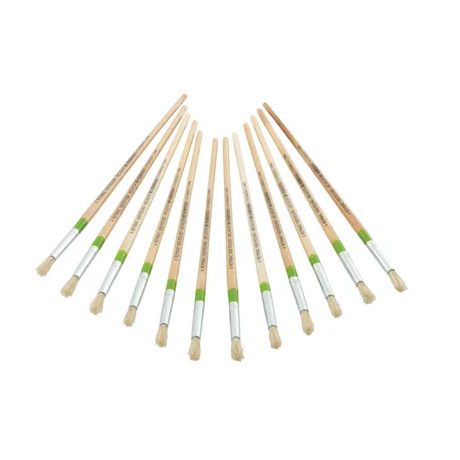 Long Round Brush Size 4 - Pack 12 - Modern Teaching Aids NZ