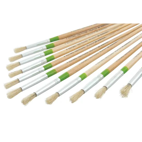 Long Round Brush Size 4 - Pack 12 - Modern Teaching Aids NZ