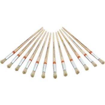 Long Round Brush Size 8 - Pack 12 - Modern Teaching Aids NZ