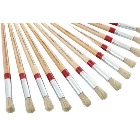 Long Round Brush Size 10 - Pack 12 - Modern Teaching Aids NZ