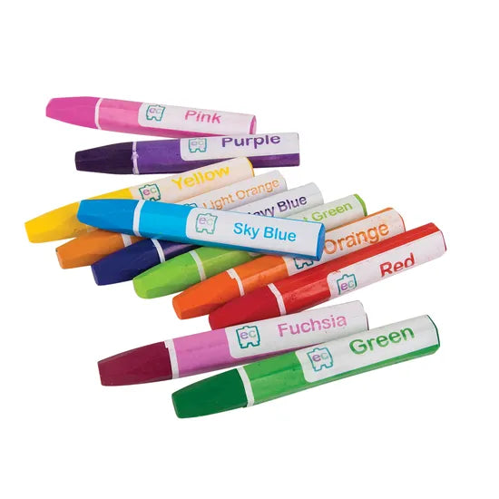 Hexagonal Oil Pastels in Case - Pack of 24 - Modern Teaching Aids NZ