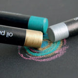 Micador - Large Oil Pastels Metallic 12 Pack - Modern Teaching Aids NZ