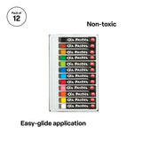 Micador - Standard Oil Pastels Pack of 12 - Modern Teaching Aids NZ