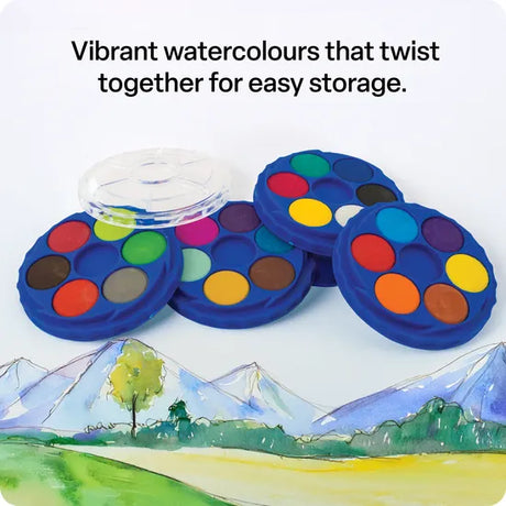 Creatistics Watercolour Discs - 24 Colours - Modern Teaching Aids NZ