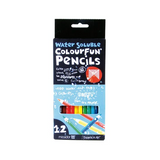 Colourfun Water Soluble Pencils - Pack of 12 - Modern Teaching Aids NZ