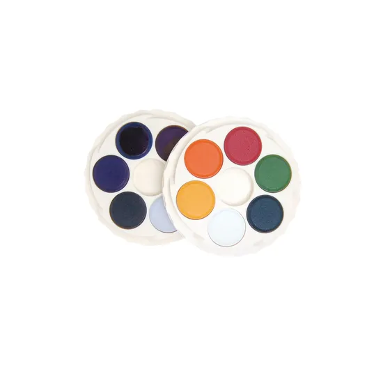 Brilliant Watercolour Discs - 12 Colours - Modern Teaching Aids NZ