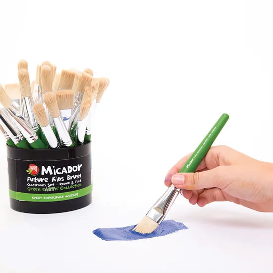 Paint Brush Class Set - Pack of 30 - Modern Teaching Aids NZ