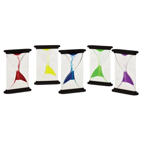 Reverse Sand and Liquid Timers - Set of 6 - Modern Teaching Aids NZ