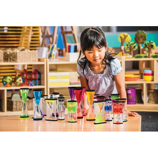 Reverse Sand and Liquid Timers - Set of 6 - Modern Teaching Aids NZ
