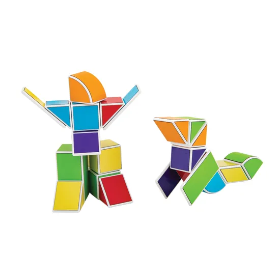 Magnetic Geometric Blocks - 28 pieces - Modern Teaching Aids NZ