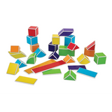Magnetic Geometric Blocks - 28 pieces - Modern Teaching Aids NZ