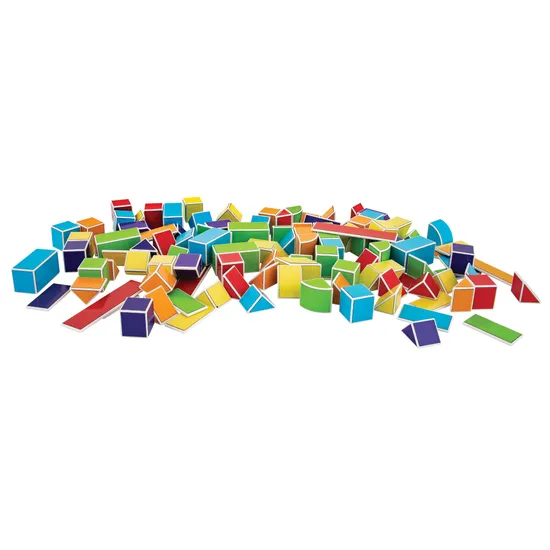Magnetic Geometric Blocks - 112 pieces