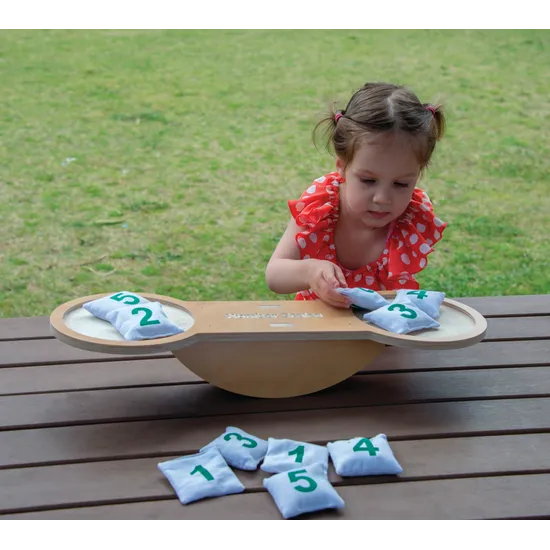 Balance Scale with Weighted Numbers - Modern Teaching Aids NZ
