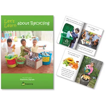 Let's Learn About Recycling Big Book - Modern Teaching Aids NZ