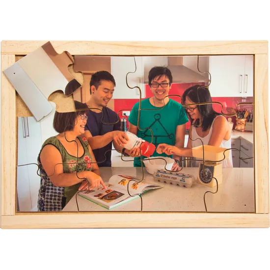 Multicultural Families Puzzle & Poster Set 8 - Modern Teaching Aids NZ