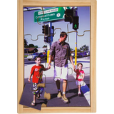Road Safety Puzzle & Poster Set of 4 - Modern Teaching Aids NZ