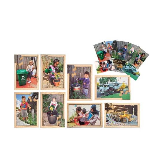 Our Environment Puzzle & Poster Set of 8 - Modern Teaching Aids NZ