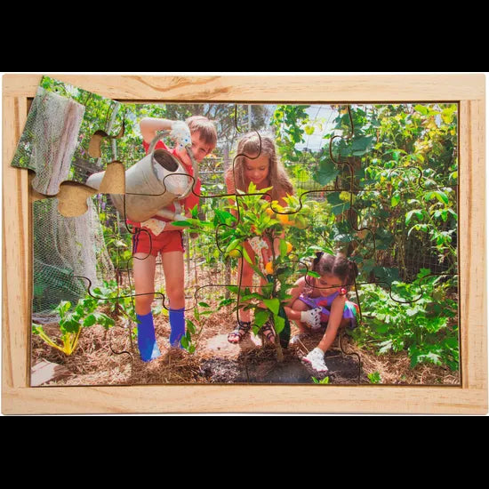 Sustainable Living Puzzle & Poster Set of 8 - Modern Teaching Aids NZ