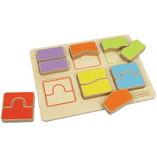 Masterkidz Shape Matching Puzzle - 12 Pieces - Modern Teaching Aids NZ