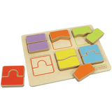 Masterkidz Shape Matching Puzzle - 12 Pieces - Modern Teaching Aids NZ