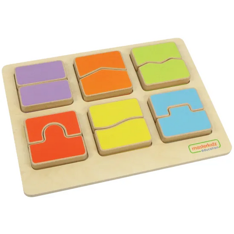 Masterkidz Shape Matching Puzzle - 12 Pieces - Modern Teaching Aids NZ