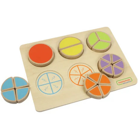 Masterkidz Fraction Learning Puzzle - 21 Pieces - Modern Teaching Aids NZ