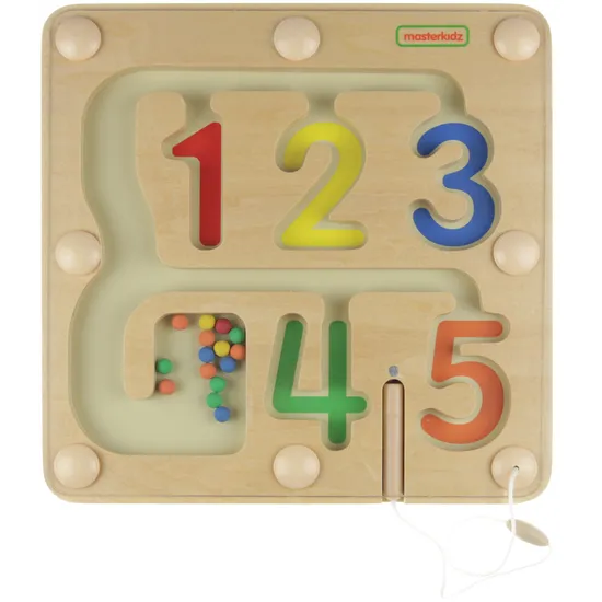 Masterkidz Magnetic Maze - 1-5 Numbers, Fine Motor Skill - Modern Teaching Aids NZ