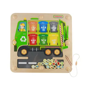 Handy Learning Board- Sorting Recycling Truck - Modern Teaching Aids NZ