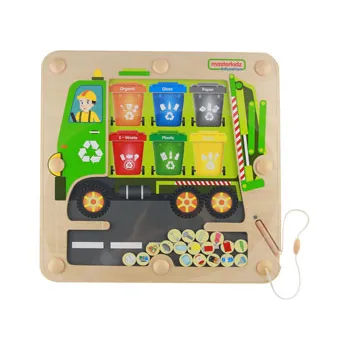 Handy Learning Board- Sorting Recycling Truck - Modern Teaching Aids NZ