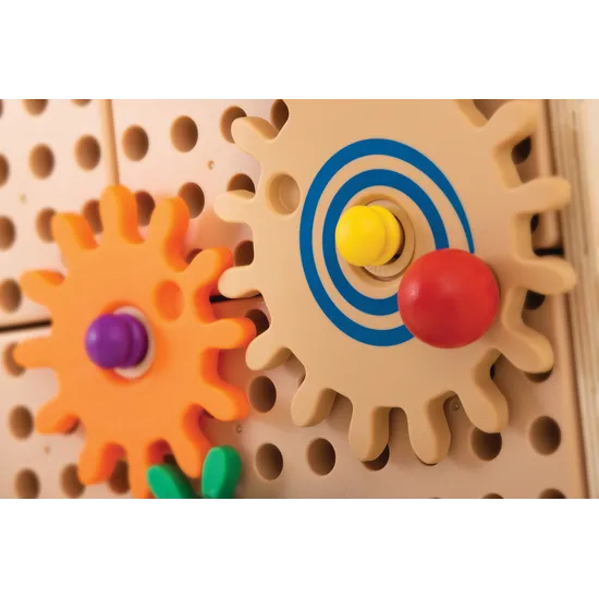 Masterkidz STEM Wall Gears & Chain Set - 39 Pieces - Modern Teaching Aids NZ