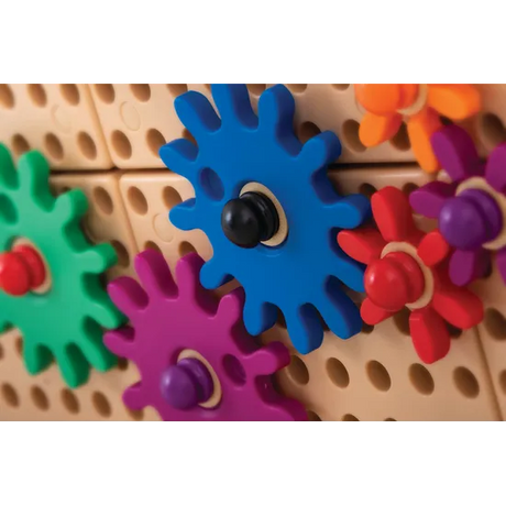 Masterkidz STEM Wall Gears & Chain Set - 39 Pieces - Modern Teaching Aids NZ