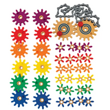 Masterkidz STEM Wall Gears & Chain Set - 39 Pieces - Modern Teaching Aids NZ
