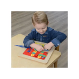 Masterkidz - Lacing & Weaving Board 28cm - Modern Teaching Aids NZ