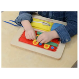 Masterkidz - Lacing & Weaving Board 28cm - Modern Teaching Aids NZ