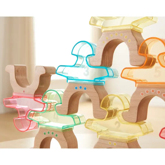 Translucent Stacking Maths People 10 pc - Modern Teaching Aids NZ