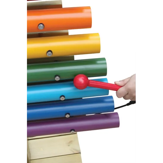 Outdoor Rainbow Chimes Tower - Modern Teaching Aids NZ