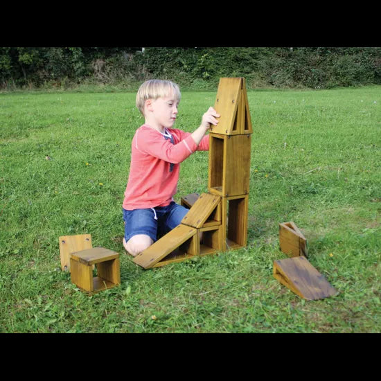 Outdoor Hollow Block Set 27 Pieces - Modern Teaching Aids NZ