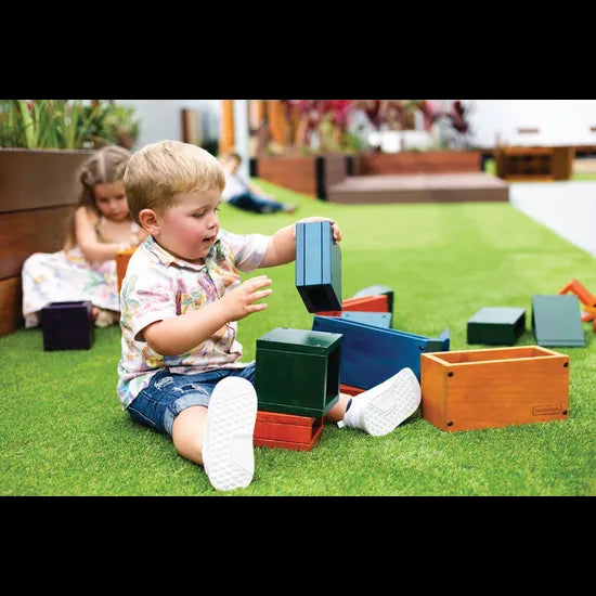 Outdoor Hollow Colour Block Set 27 Pieces - Modern Teaching Aids NZ