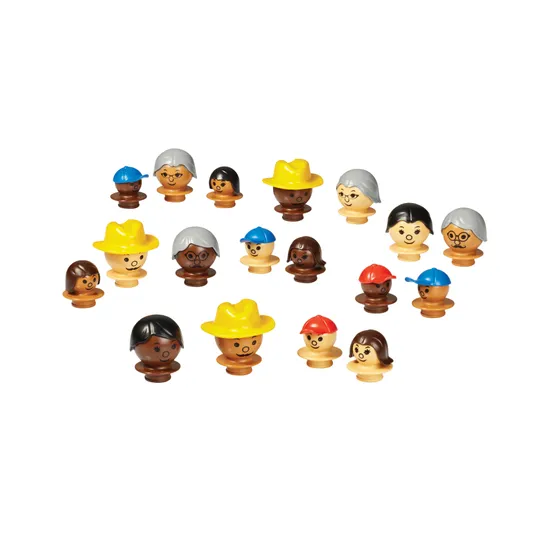 Mobilo - Multicultural People - 18 pieces - Modern Teaching Aids NZ