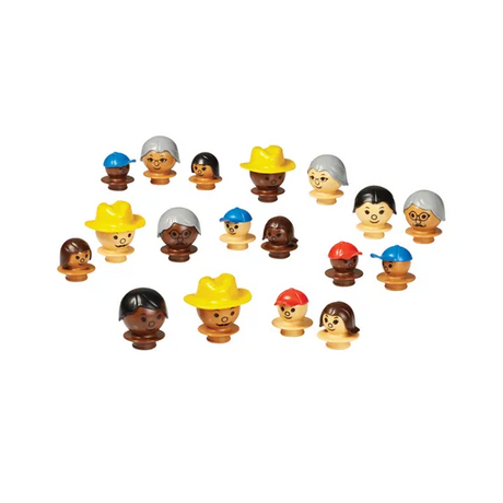 Mobilo - Multicultural People - 18 pieces - Modern Teaching Aids NZ