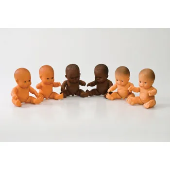 Baby Dolls - Set of 6 - 21cm Dolls - Modern Teaching Aids NZ