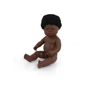 Baby Doll with Hair - Aboriginal Boy 38cm - Modern Teaching Aids NZ