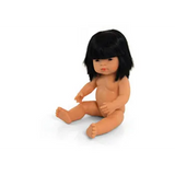 Baby Doll with Hair - Asian Girl 38cm - Modern Teaching Aids NZ