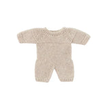Miniland Knitted Doll Pyjamas 21cm  Linen - Modern Teaching Aids NZ