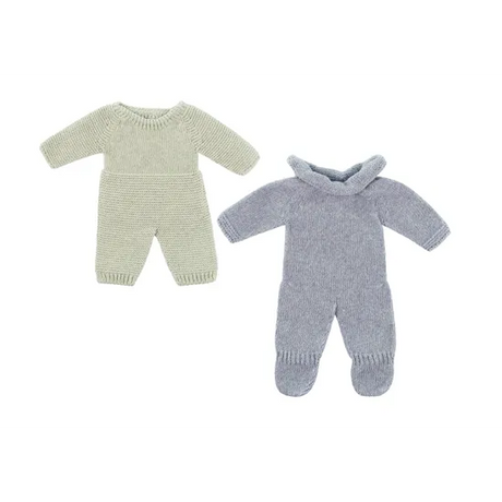 Miniland Knitted Doll Pyjamas 32cm Set of 2 - Modern Teaching Aids NZ