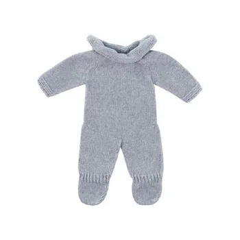 Miniland Knitted Doll Pyjamas 32cm  Grey - Modern Teaching Aids NZ