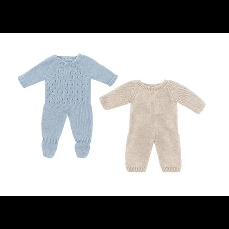 Miniland Knitted Doll Pyjamas 38cm Set of 2 - Modern Teaching Aids NZ