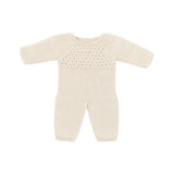Miniland Knitted Doll Pyjamas 40cm  White - Modern Teaching Aids NZ